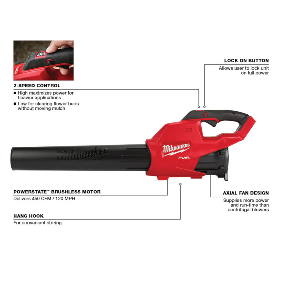 3000-21 M18 FUEL 18V Cordless Trimmer/Blower 2 Tool Combo Kit