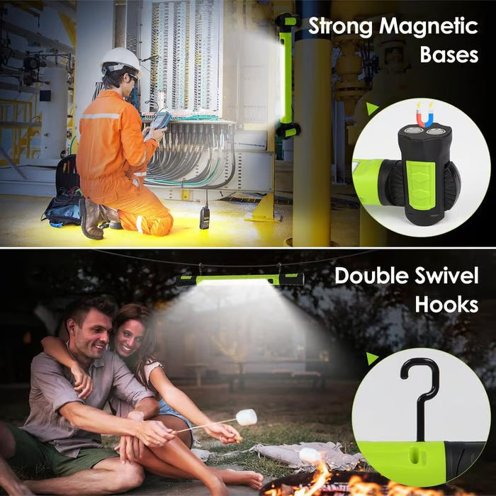 🔥LAST DAY ONLY 60% OFF - 🔦3000LM Work Light Flashlight with Magnetic Base & Hanging Hooks