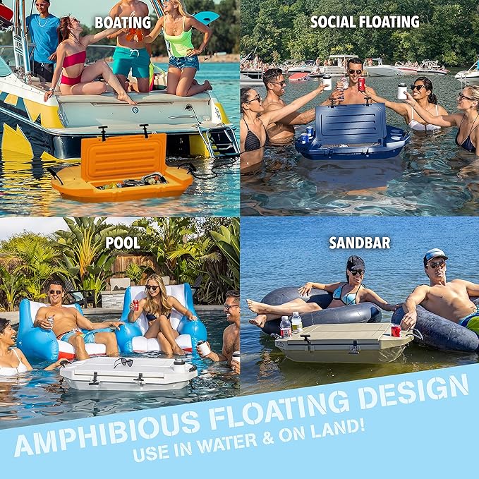 AMPHIBIOUS FLOATING COOLER