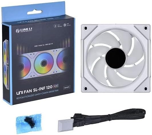 Lian Li Uni Fan SL-INF 120 ARGB PWM Fan 120 mm White