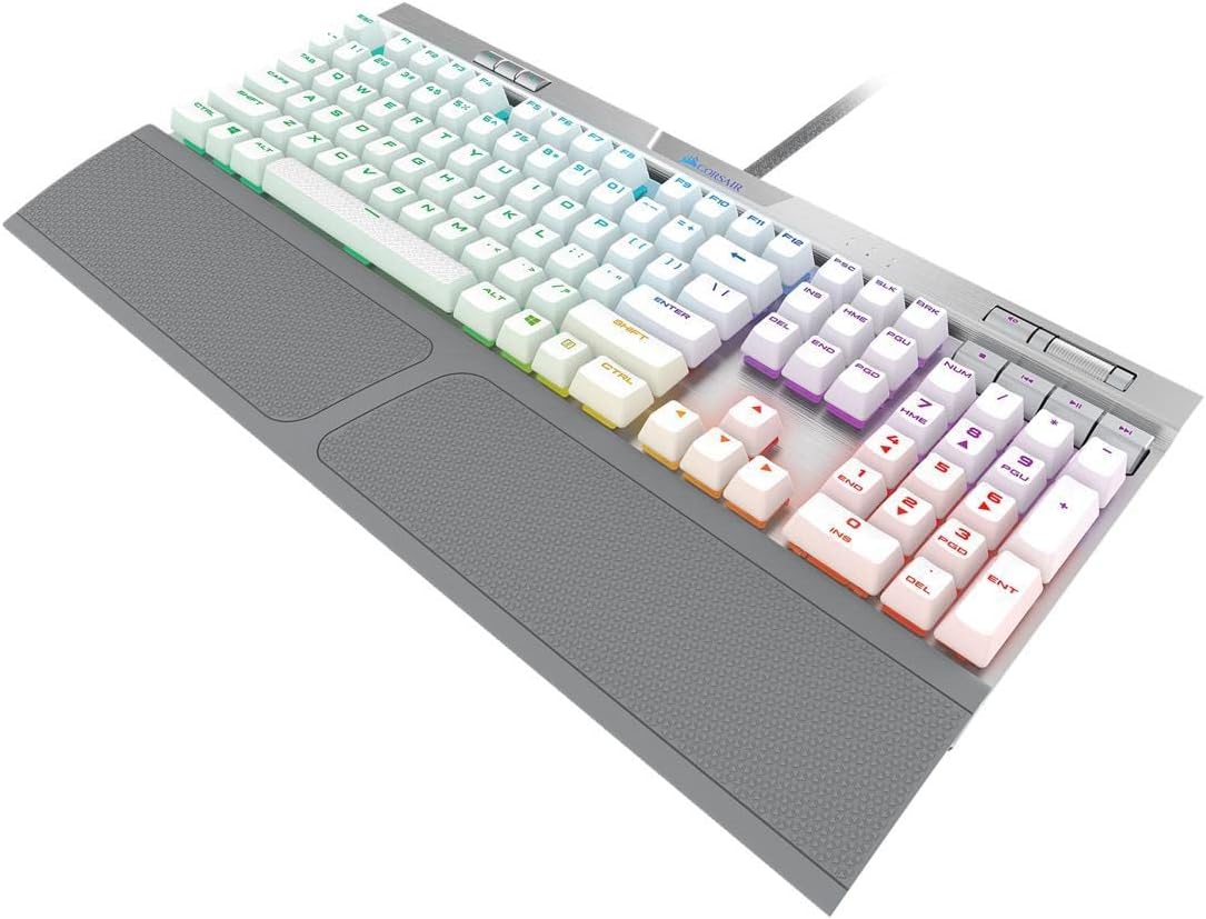 CORSAIR K70 RGB PRO Mechanical Wired Gaming Keyboard – Cherry MX Red Linear Switches, SOCD, PBT Double-Shot Keycaps, 8000Hz Hyper-Polling, NKRO, Anti-Ghosting, Tournament Switch, QWERTY NA – Black