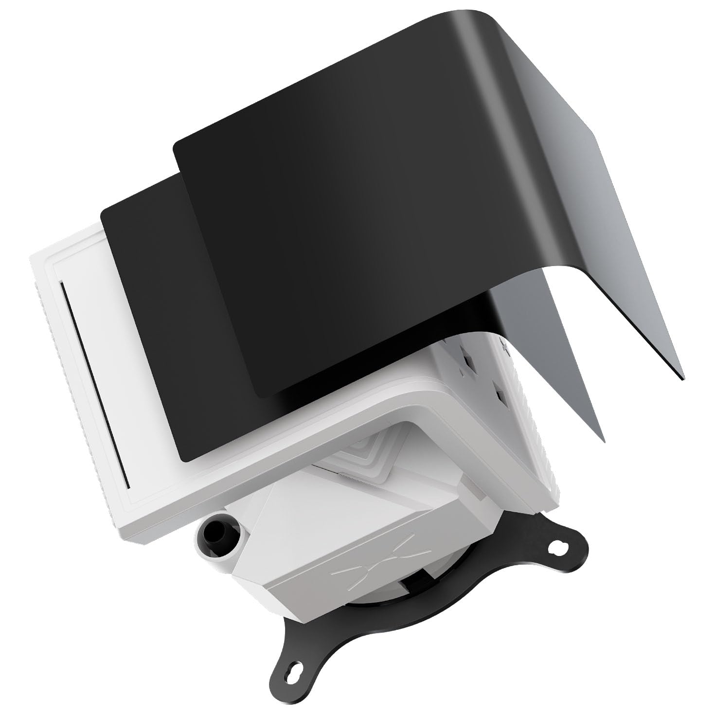 TRYX Panorama SE ARGB 360 White | 360 mm AIO with Rotating 6.5 Inch AMOLED Display for Anamorphic 3D Effects, 3x RGB Fans - for LGA 1851/1700/1200/115X & AM5/AM4