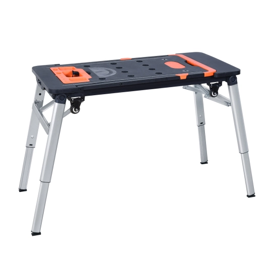 LEADALLWAY 7-in-1 Folding Portable Workbench Painted Work Table