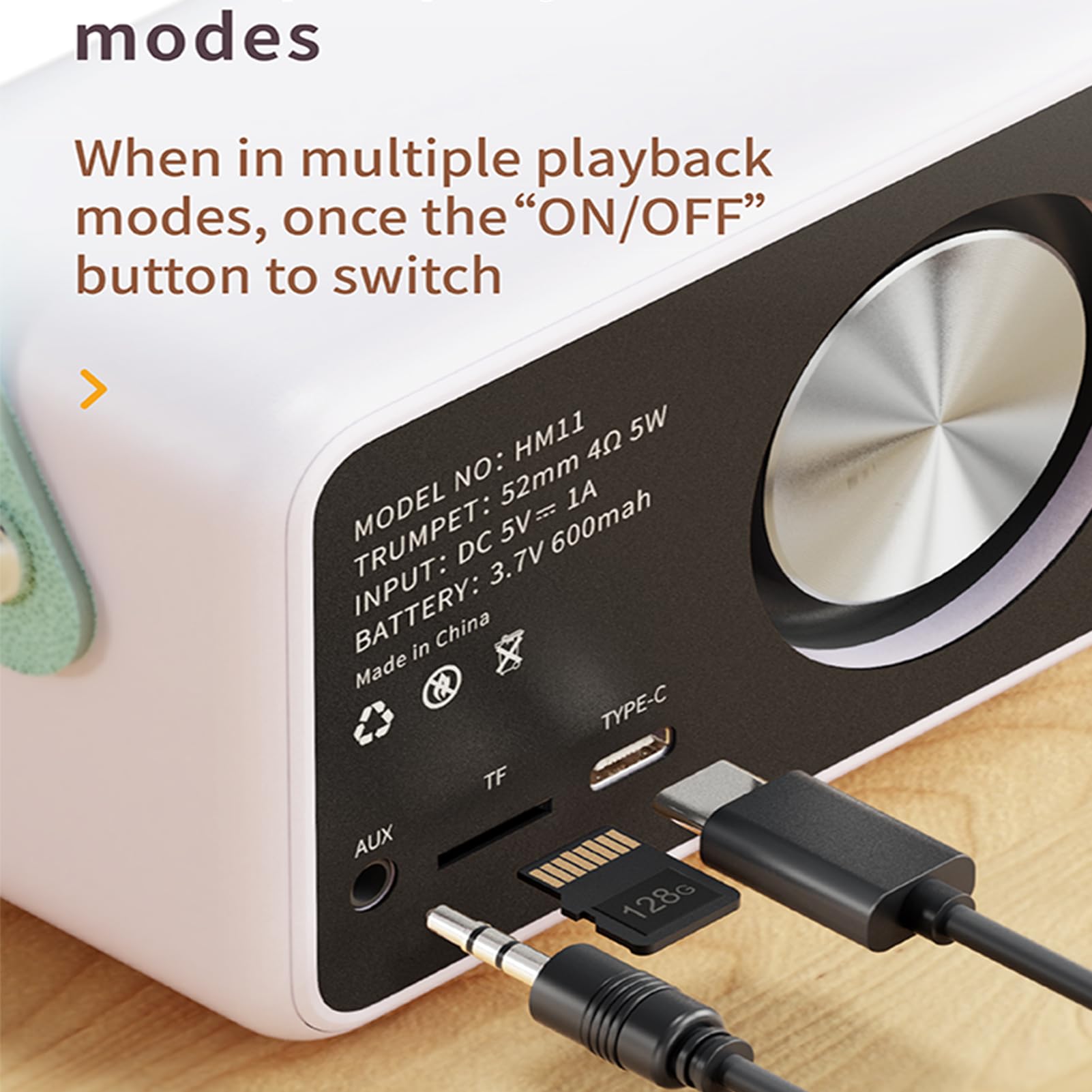 Dosmix Retro Bluetooth Speaker, Vintage Decor, Mini Wireless Bluetooth Speaker, Cute Old Fashion Style for Kitchen Desk Bedroom Office Party Outdoor Accessories for iPhone Android (Green)