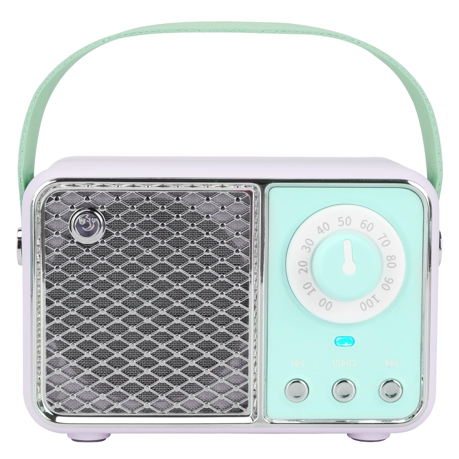 Dosmix Retro Bluetooth Speaker, Vintage Decor, Mini Wireless Bluetooth Speaker, Cute Old Fashion Style for Kitchen Desk Bedroom Office Party Outdoor Accessories for iPhone Android (Green)
