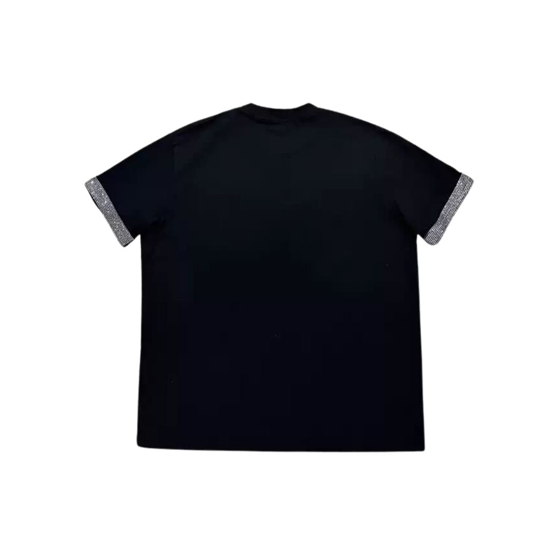 VYBES Rhinestone Pocket Tee