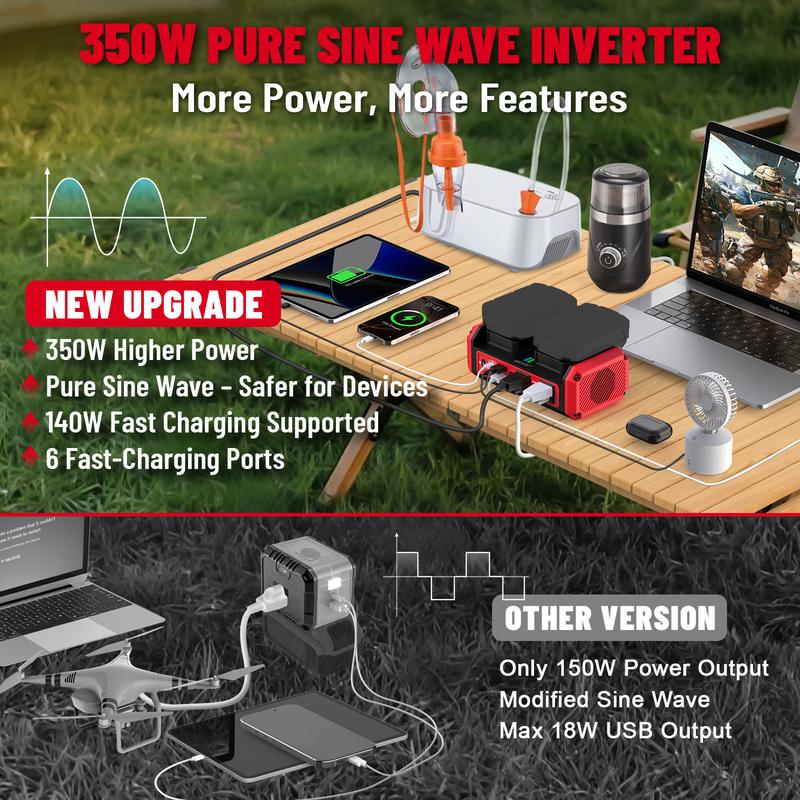 350W Power Inverter Pure