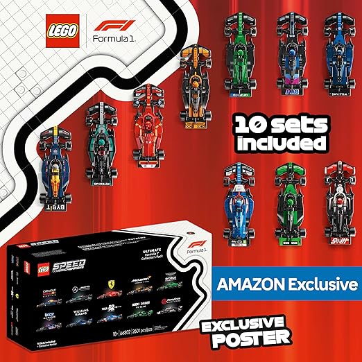 LEGO Speed Champions Ultimate Formula 1 Collector's Pack - Contains 10 Sets in 1
