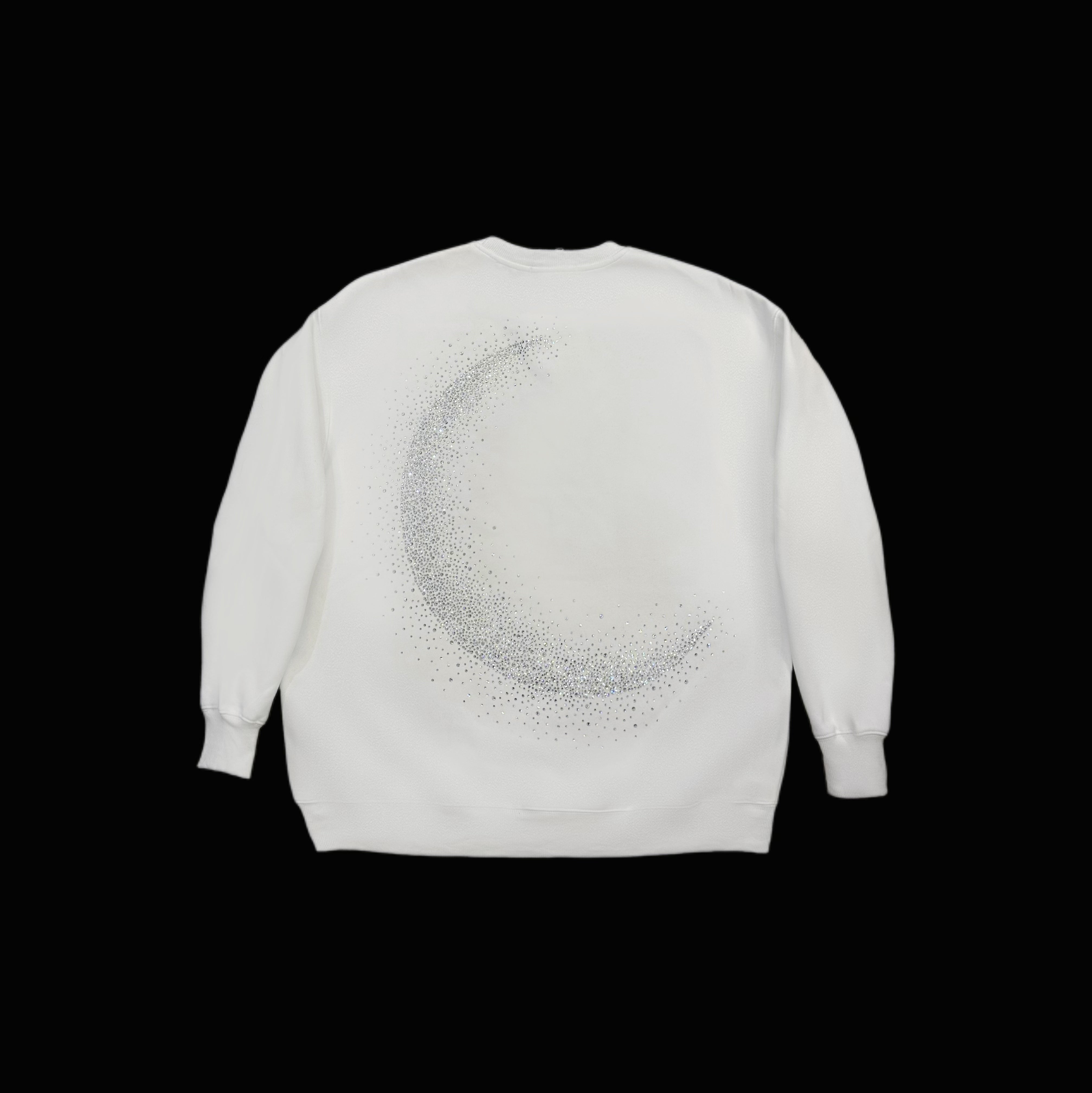 VYBES Rhinestone Moon Crewneck