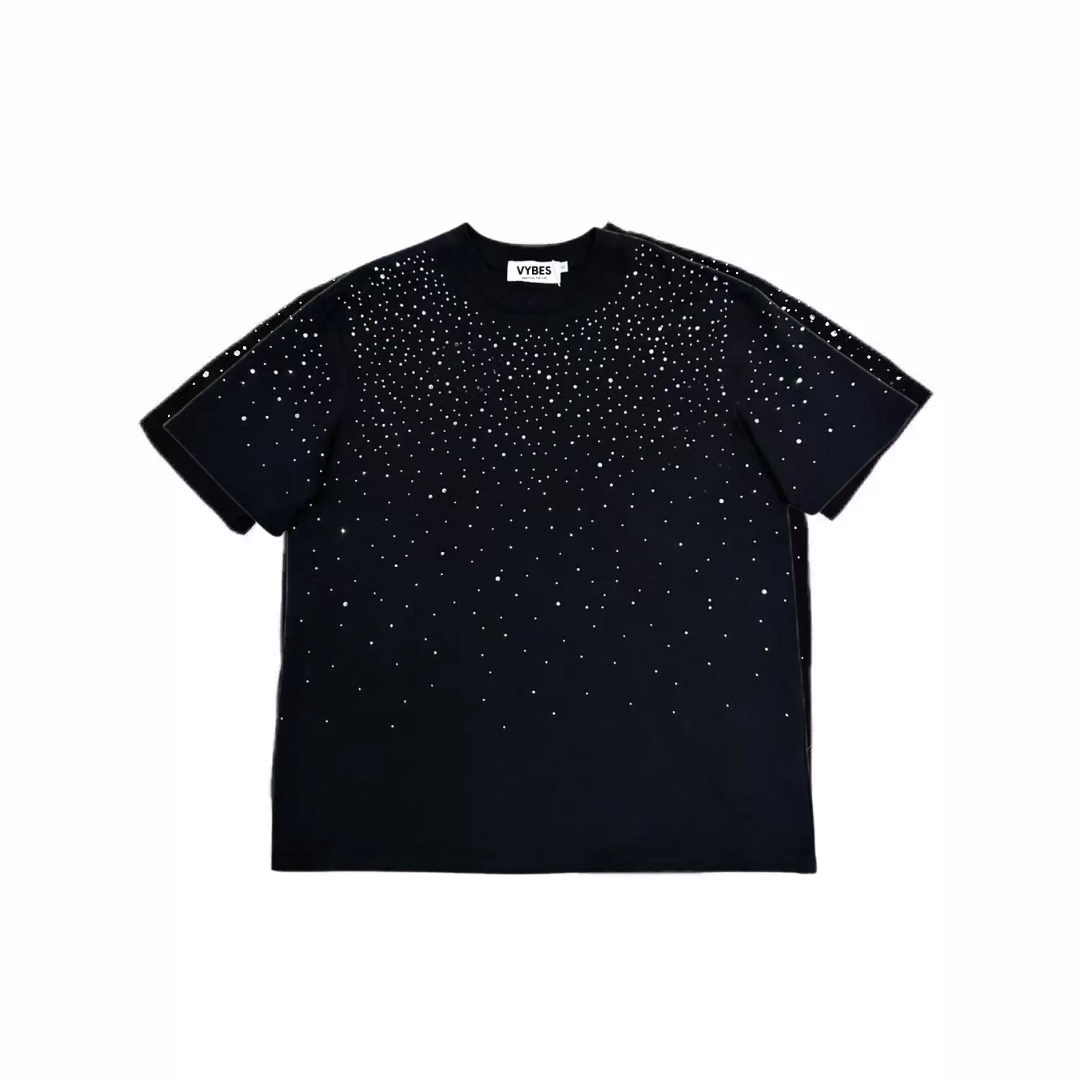 VYBES Classic Rhinestone Tee