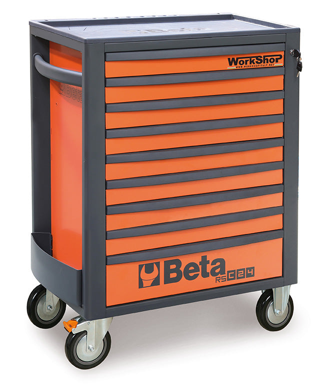Carrello RSC24 9 cassetti Beta + Allestimento 406 Utensili in termoformato morbido