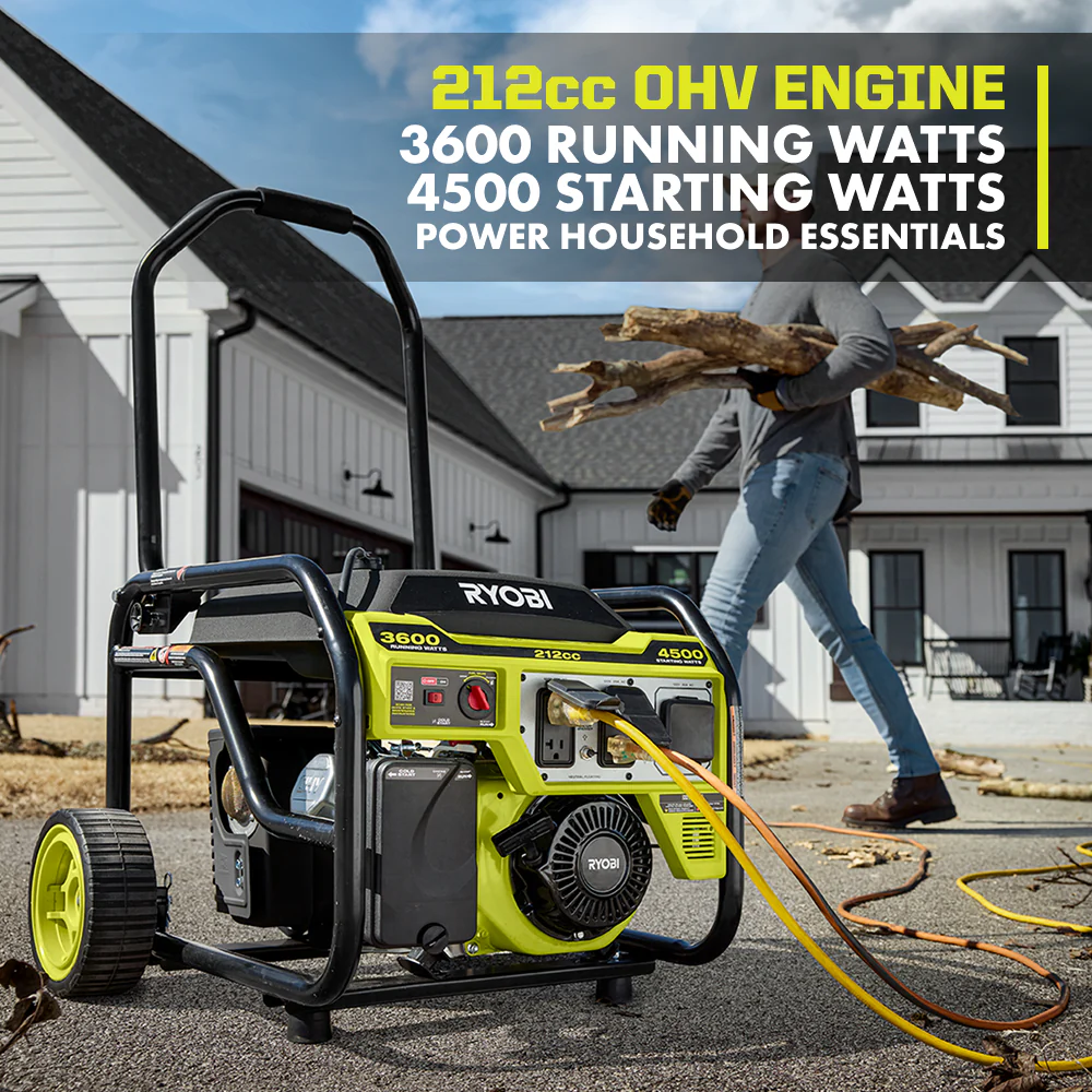 3600W Portable Gas Generator