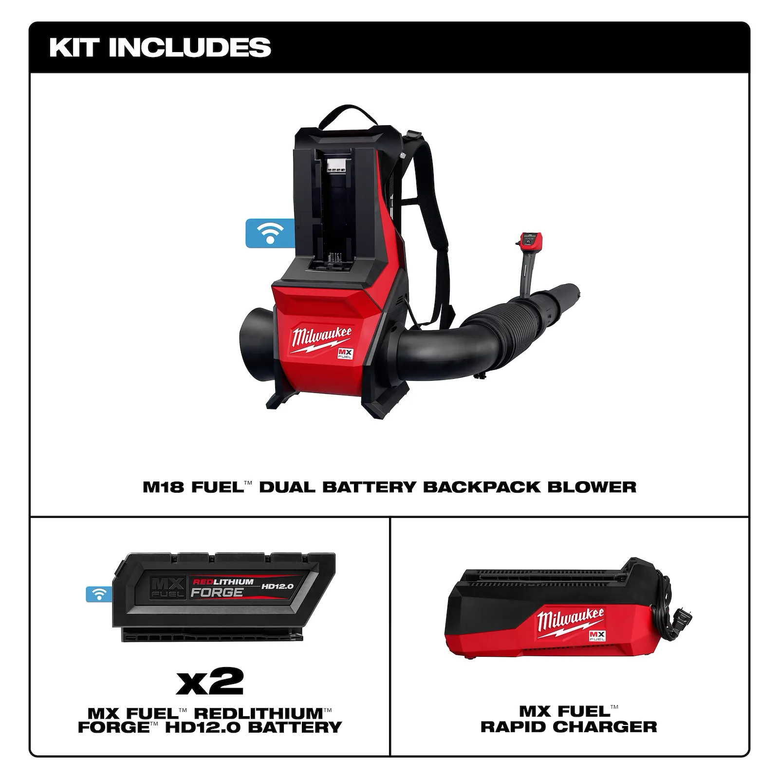 MXF600-2HD MX FUEL™ Backpack Blower Kit