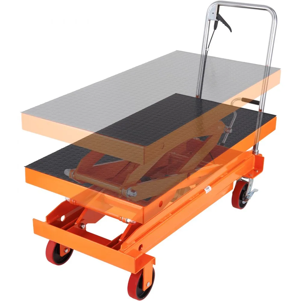 VEVOR Hydraulic Lift Table Cart | 330 lbs | 770 lbs | 1,760 lbs