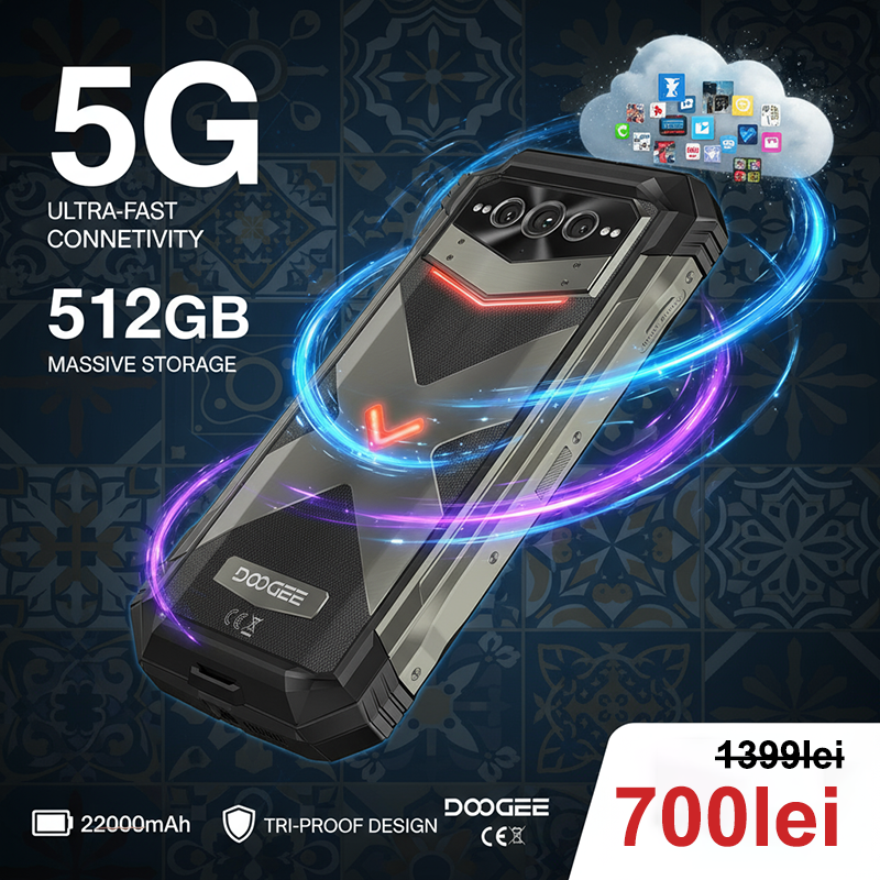 ⚡🏷️Smartphone robust 5G, versiune globală
