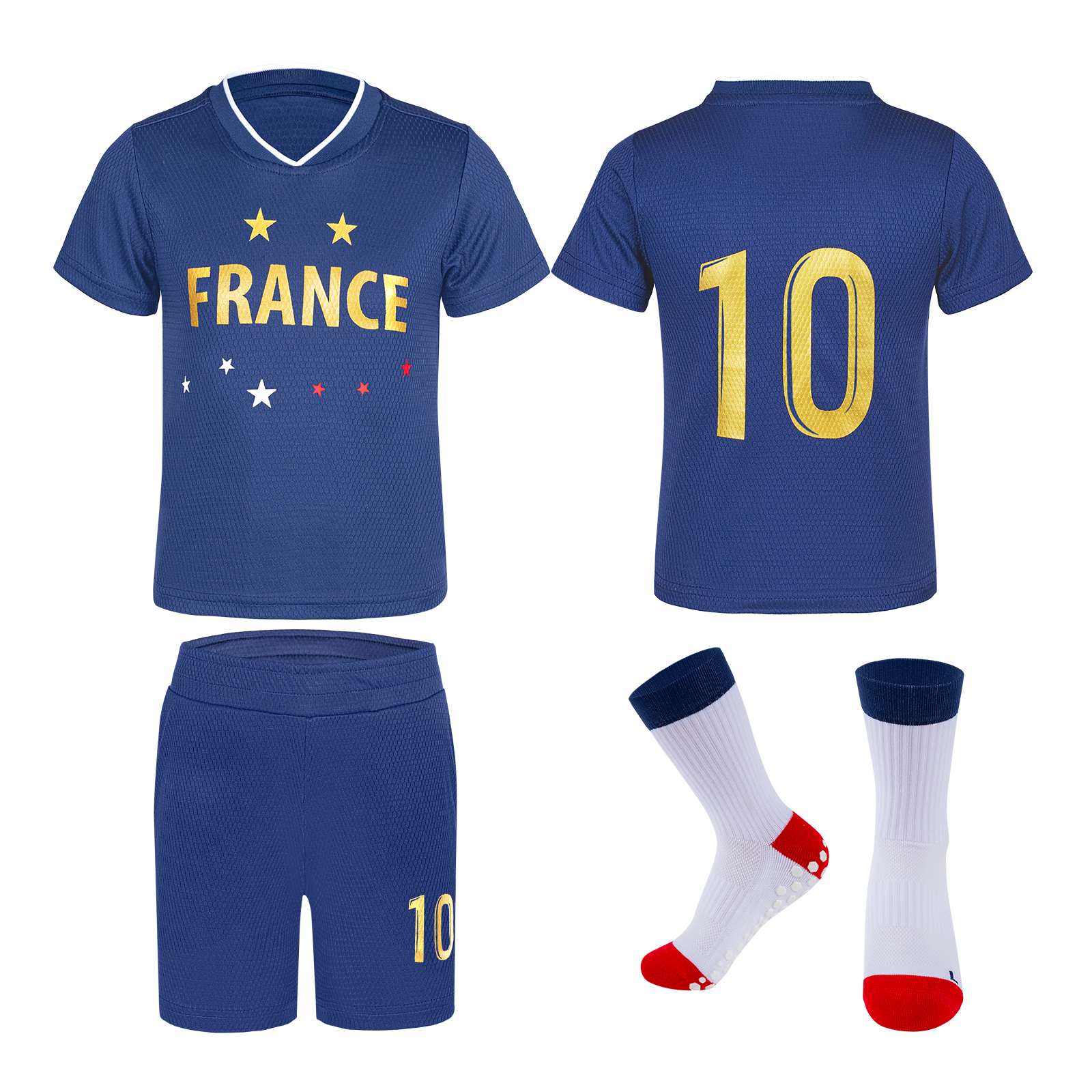 Kids France Soccer Kits Style B