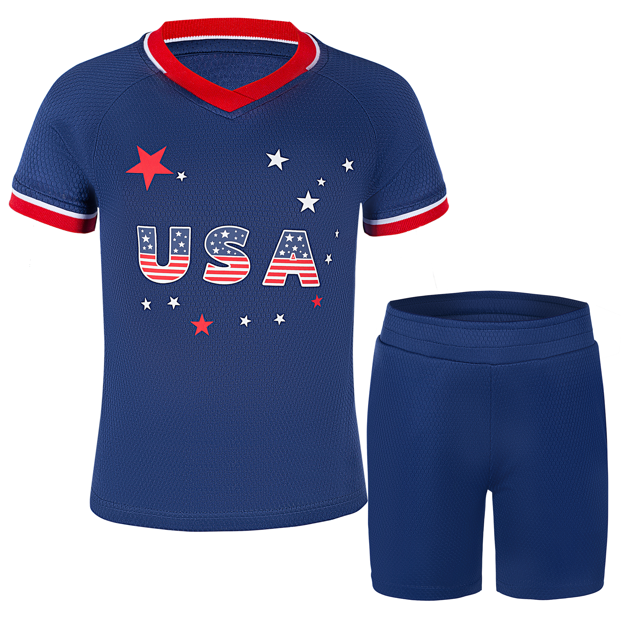 Kids USA Soccer Kits Style B