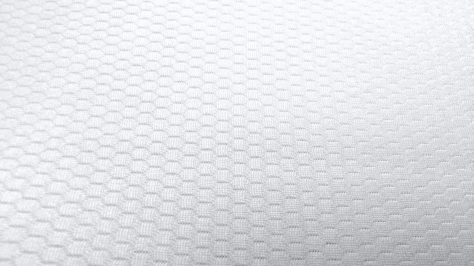white honeycomb polyester fabric