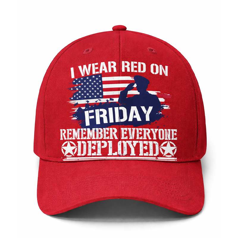 🇺🇸 I WEAR RED ON FRIDAY – Honor Those Who Serve