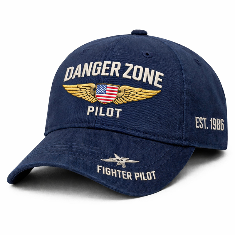 ✈️ DANGER ZONE Fighter Pilot Cap
