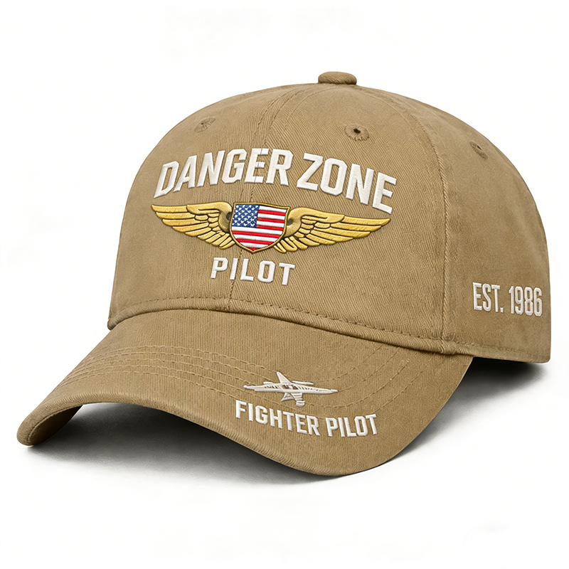 ✈️ DANGER ZONE Fighter Pilot Cap