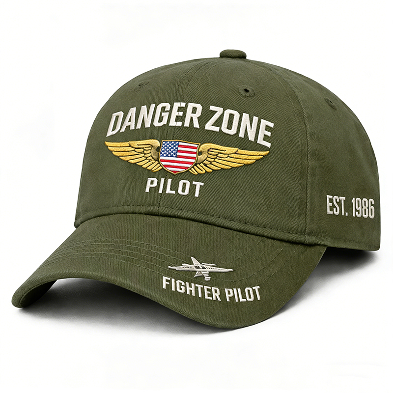 ✈️ DANGER ZONE Fighter Pilot Cap