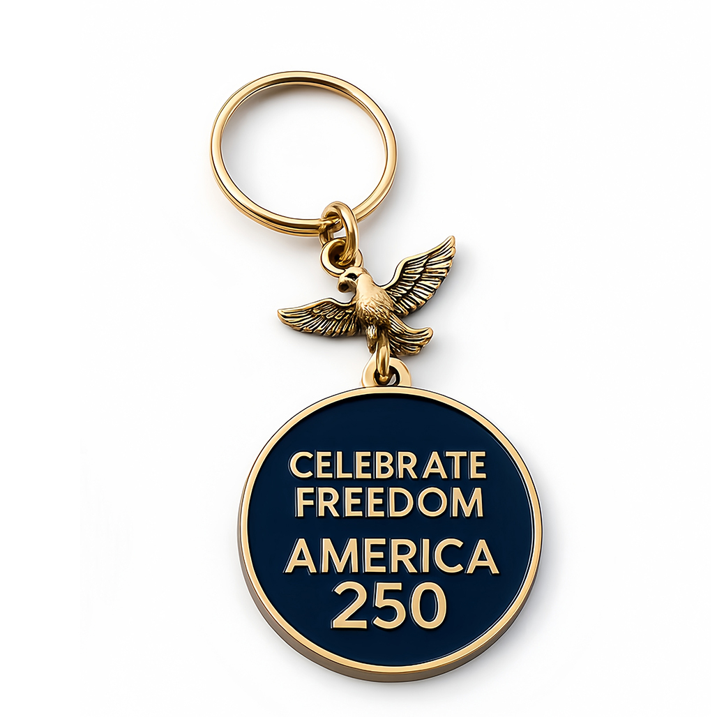 🇺🇸 America 250th Anniversary Keychain (1776–2026)