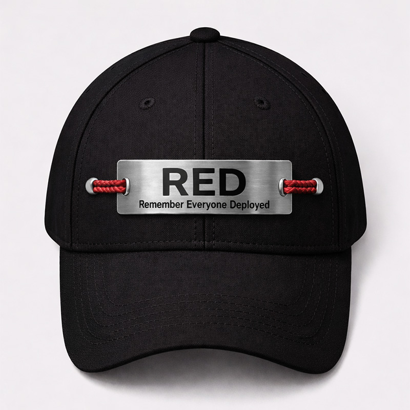 Red Friday Printed Casual Hat