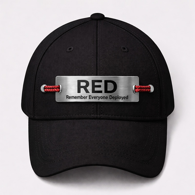 Red Friday Printed Casual Hat