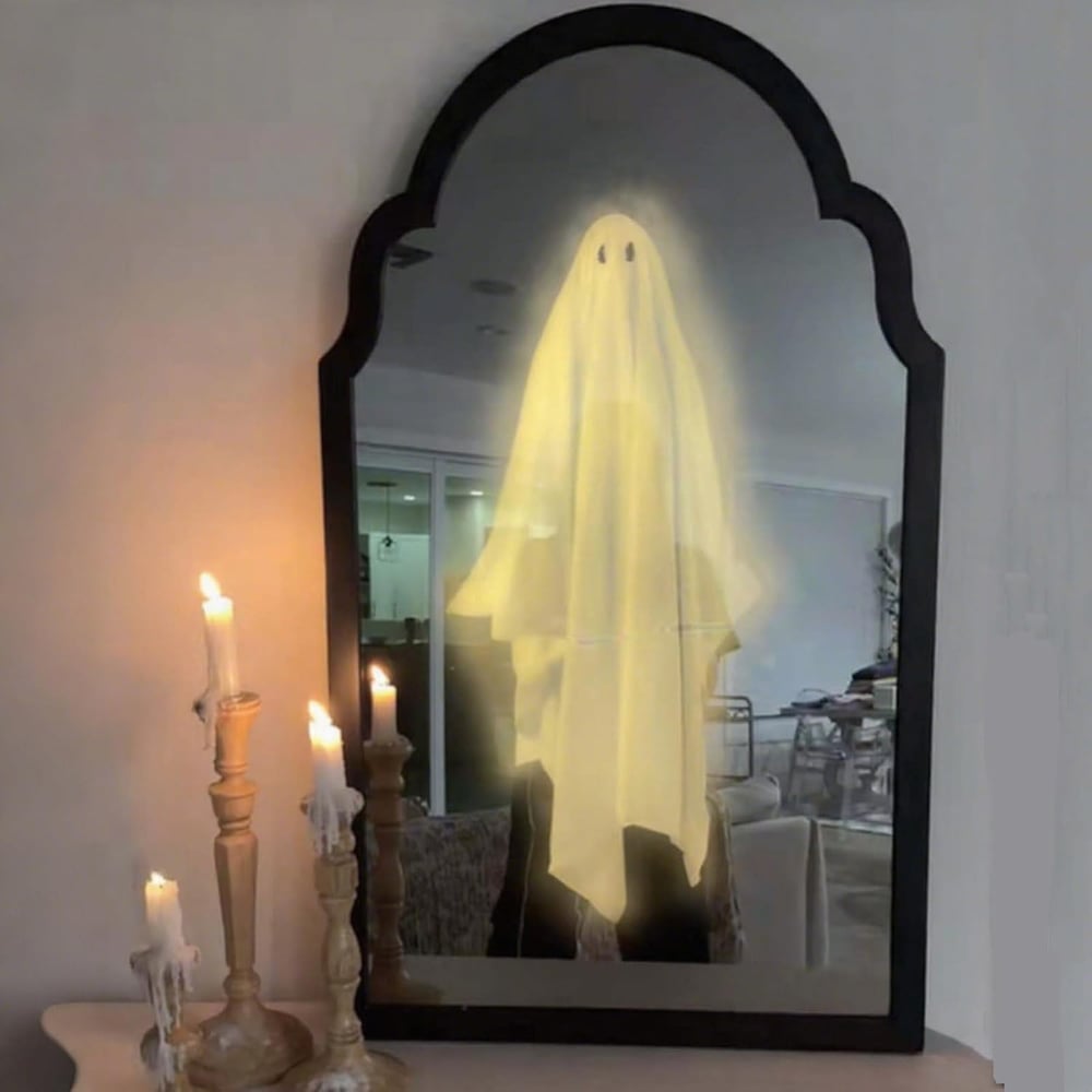 🔥49% OFF - 👻2025 Halloween Hologram Ghost Mirror