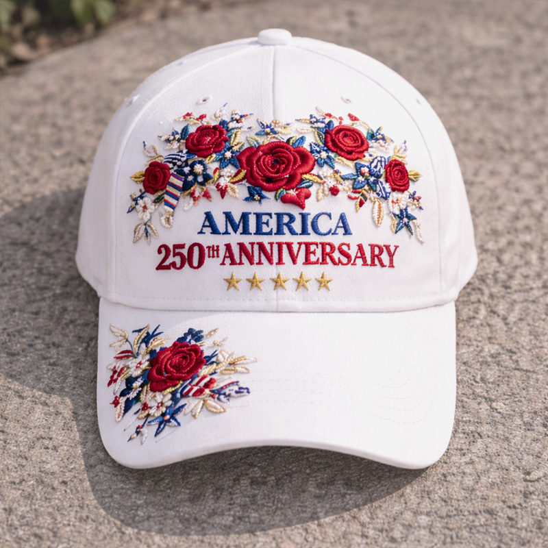US 250th Anniversary Print Casual Cap