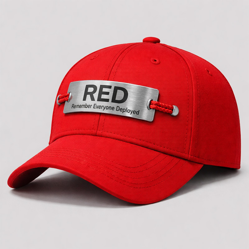Red Friday Printed Casual Hat