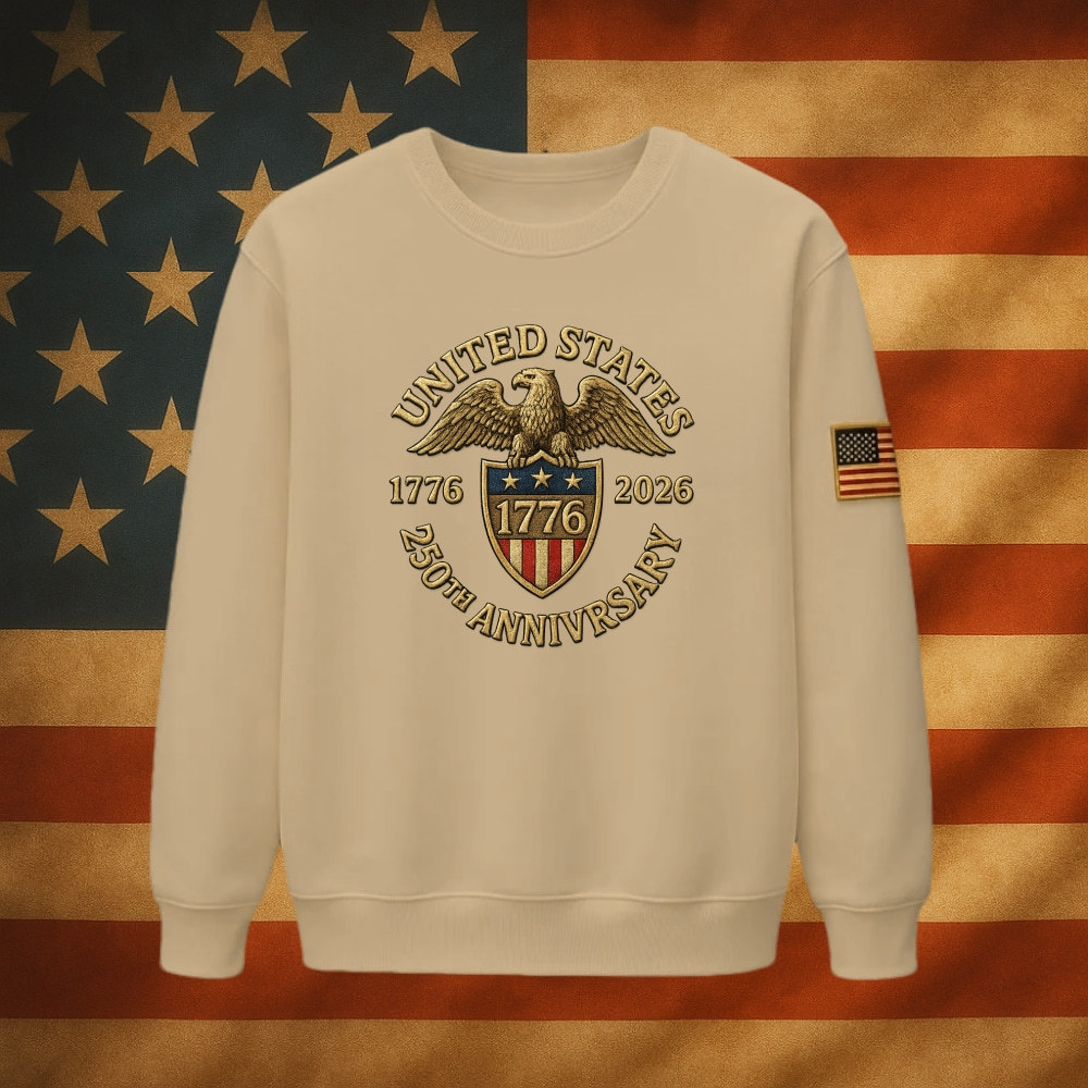 🦅🇺🇸 United States 250th Anniversary Commemorative Sweatshirt