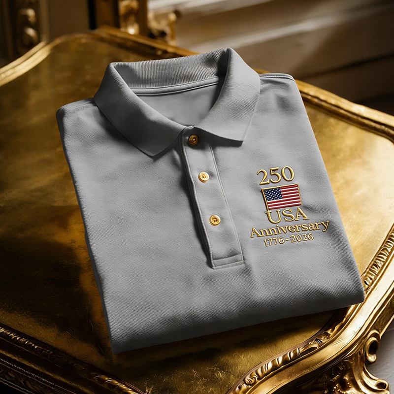 Men's Business America Anniversary Polo Shirt