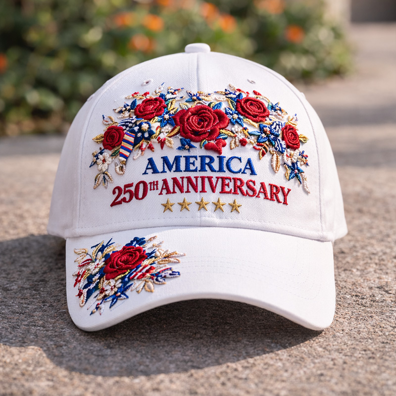 US 250th Anniversary Print Casual Cap