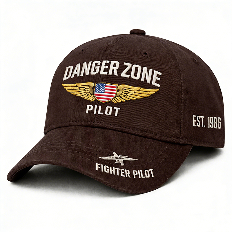 ✈️ DANGER ZONE Fighter Pilot Cap