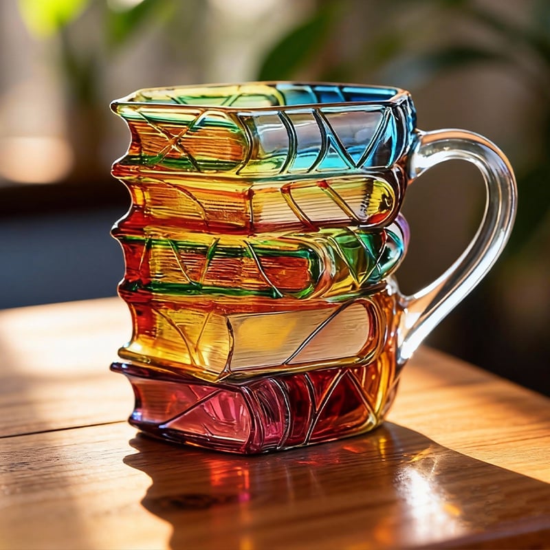 🎁Christmas Sale 49% OFF🎅Novelty 3D Painted Book Mug— Where Literature Meets Art in Your Morning Routine 📚☕