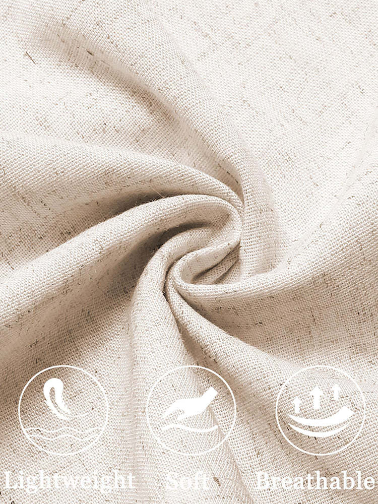 Casual Summer Linen Blend Shorts 