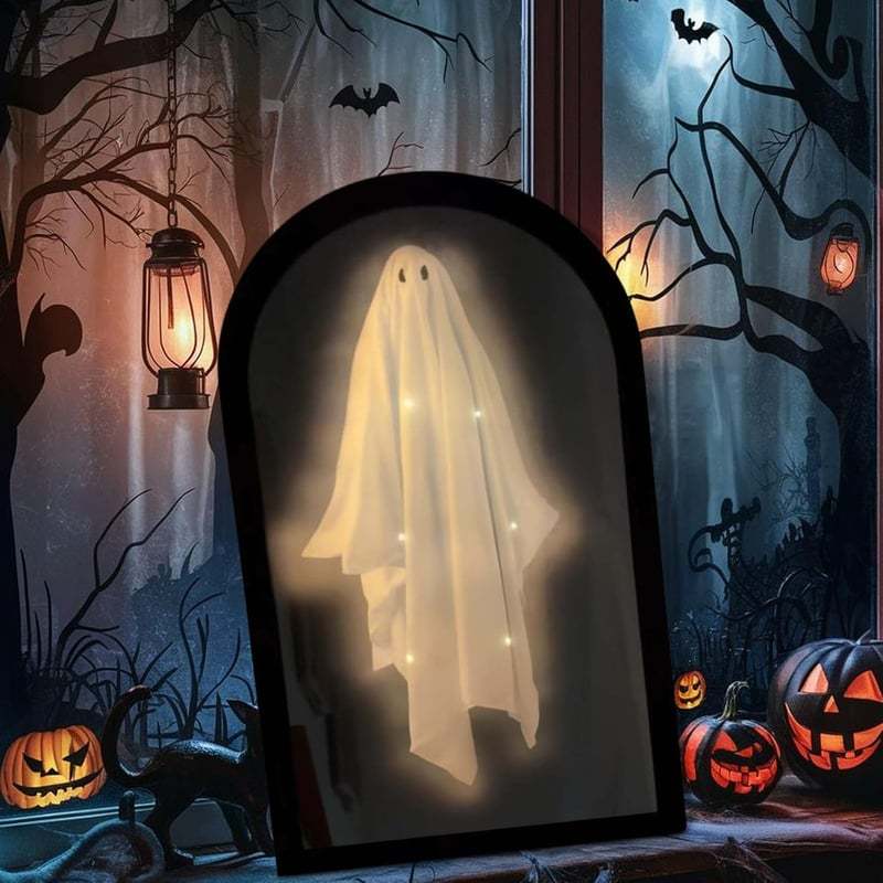 🔥49% OFF - 👻2025 Halloween Hologram Ghost Mirror