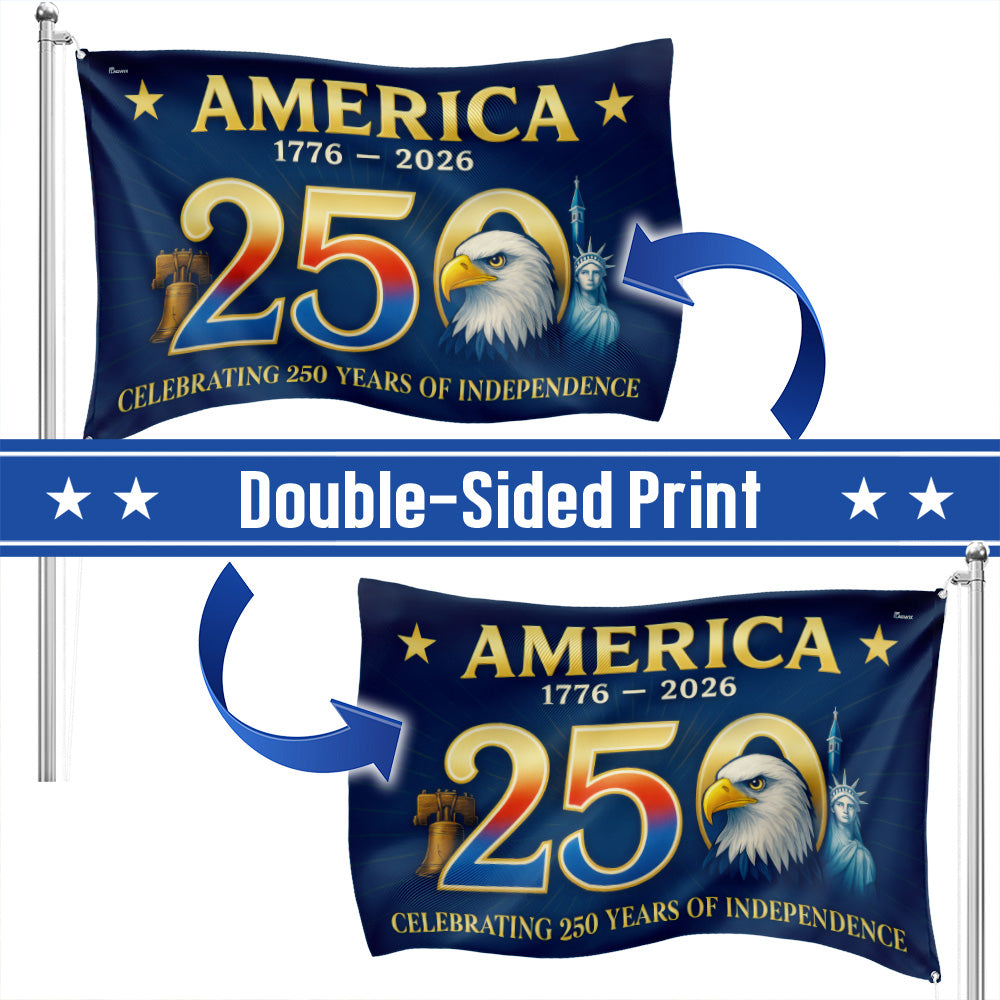Flagwix American Flag - America 250th Anniversary Grommet Flag for Patriotic Decor