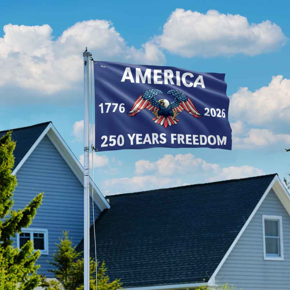 Flagwix American Flag - America 250th Anniversary Grommet Freedom 4th of july Flag