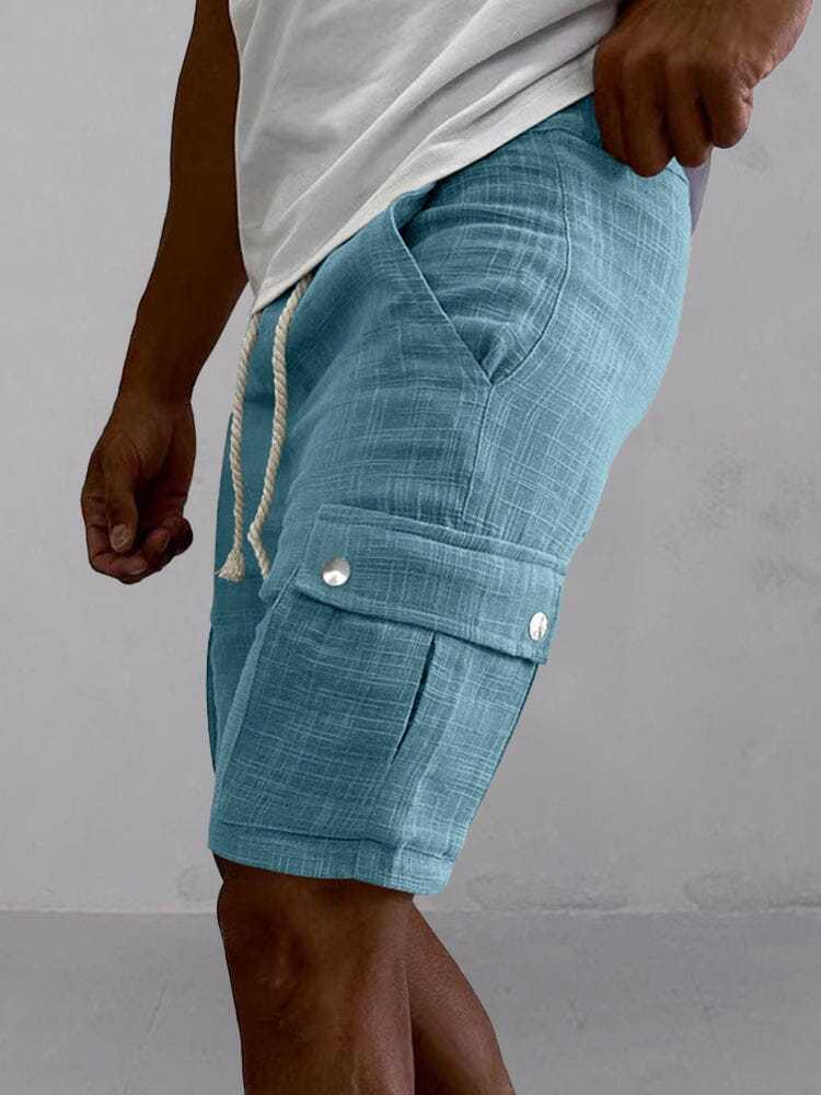Lightweight 100% Cotton Cargo Shorts