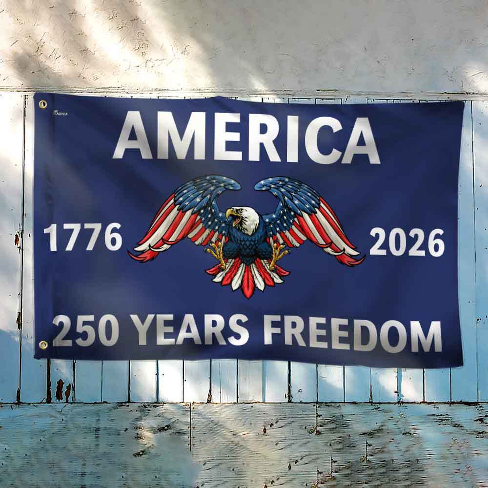 Flagwix American Flag - America 250th Anniversary Grommet Freedom 4th of july Flag
