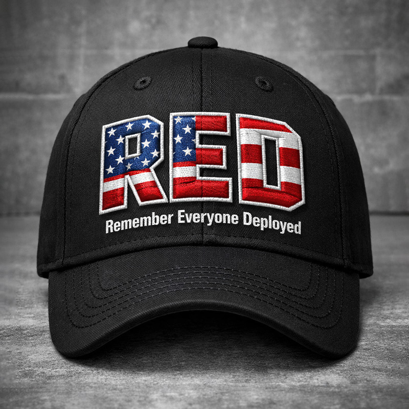 Red Friday Printed Casual Hat