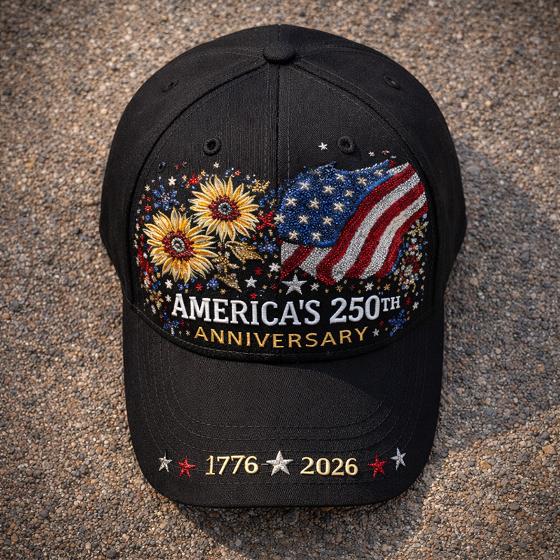 US 250th Anniversary Print Casual Cap