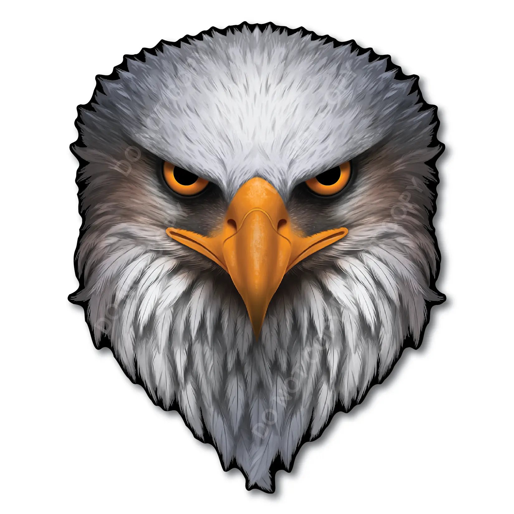 🔥Last Day 49% OFF - 🦅Reflective Eagle Eyes USA Flag Decal – Waterproof Patriotic Vinyl Sticker for Trucks, Cars & Gear
