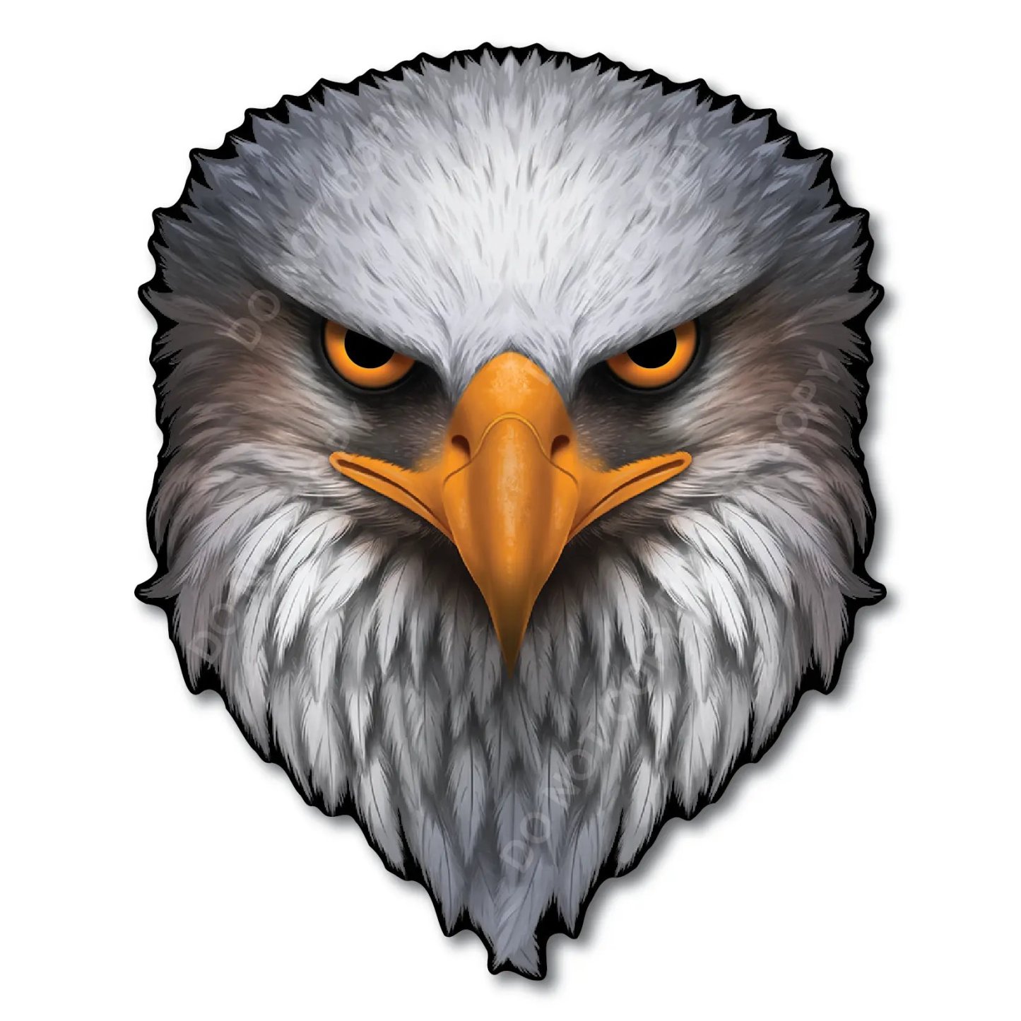 🔥Last Day 49% OFF - 🦅Reflective Eagle Eyes USA Flag Decal – Waterproof Patriotic Vinyl Sticker for Trucks, Cars & Gear