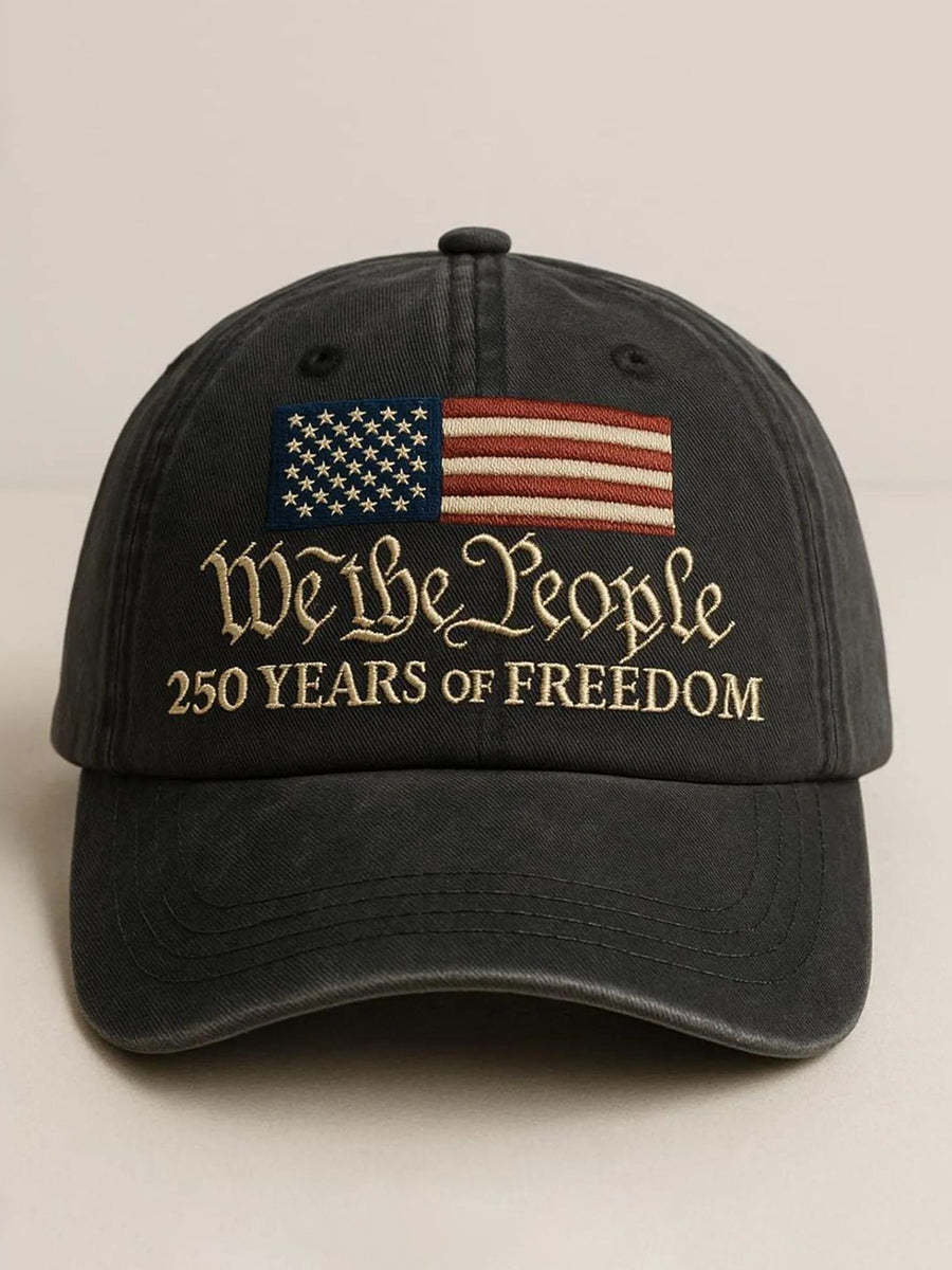 Unisex We The People 250 Years Of Freedom Embroidered Hat