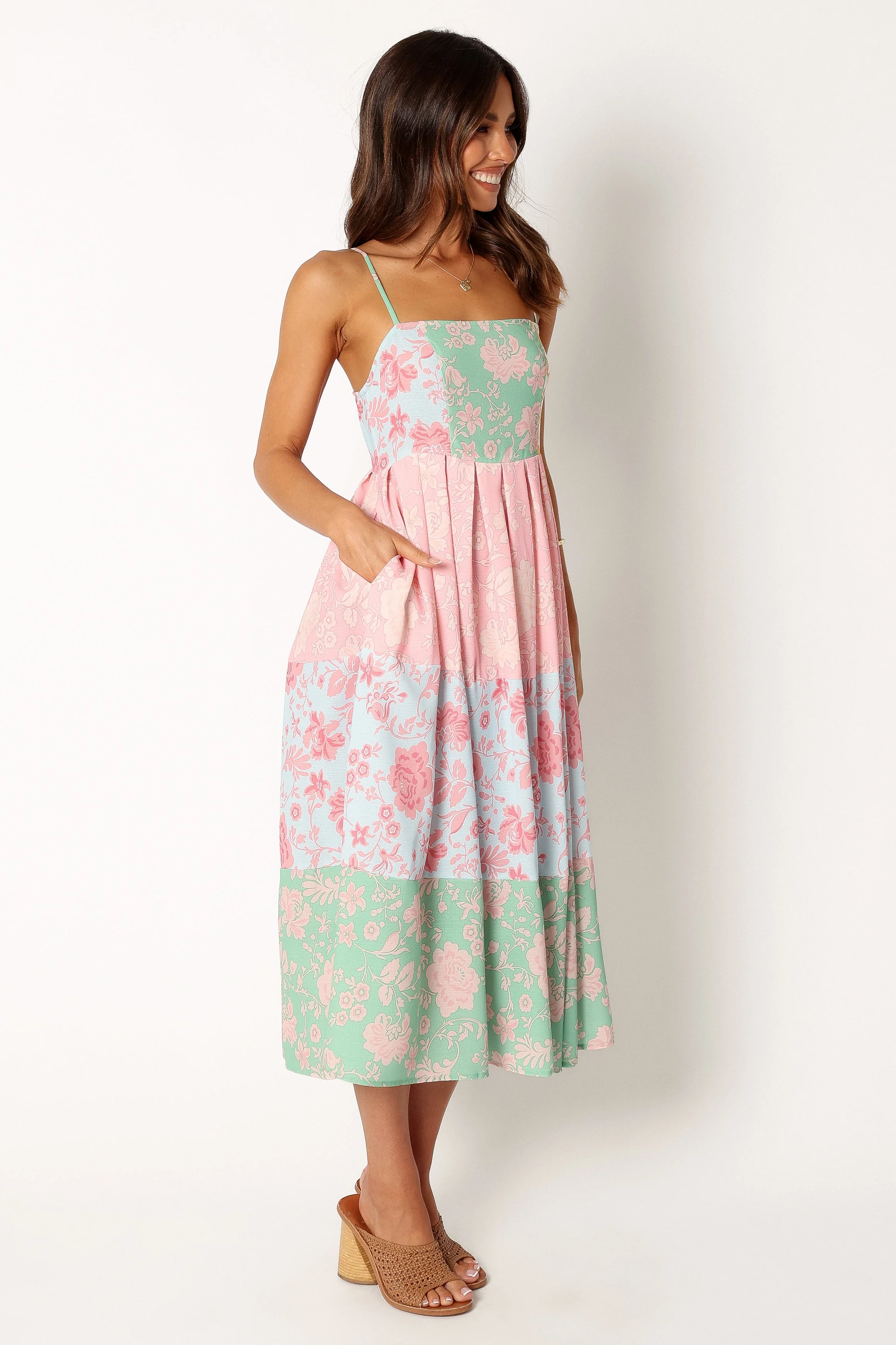 Shelby Midi Dress - Multi-Rgtroy
