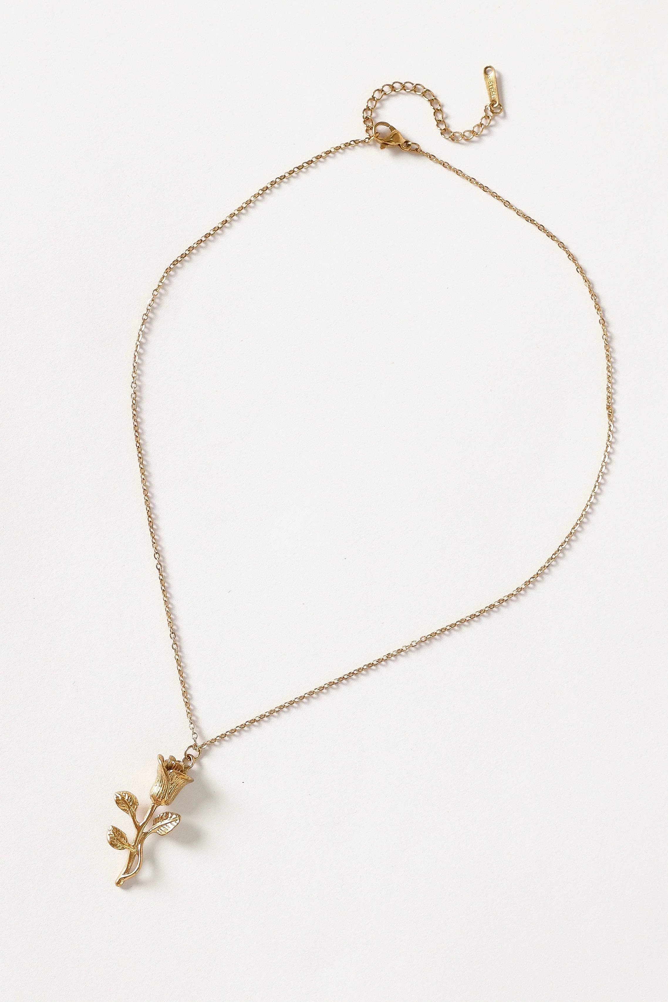 Damira Flower Necklace - Gold-Rgtroy